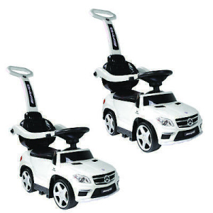 Best Ride On Cars 4-in-1 Mercedes Push Car Stroller with LED Lights, (2 Pack)